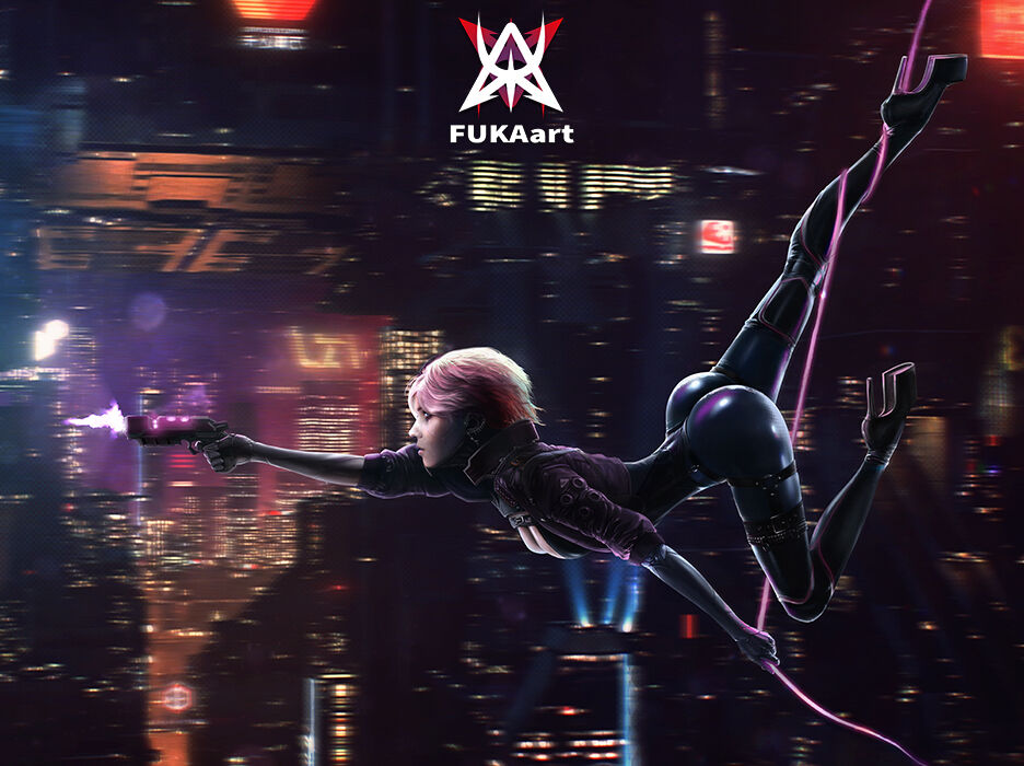 FUKA - SpiderGWEN x Cyberpunk
